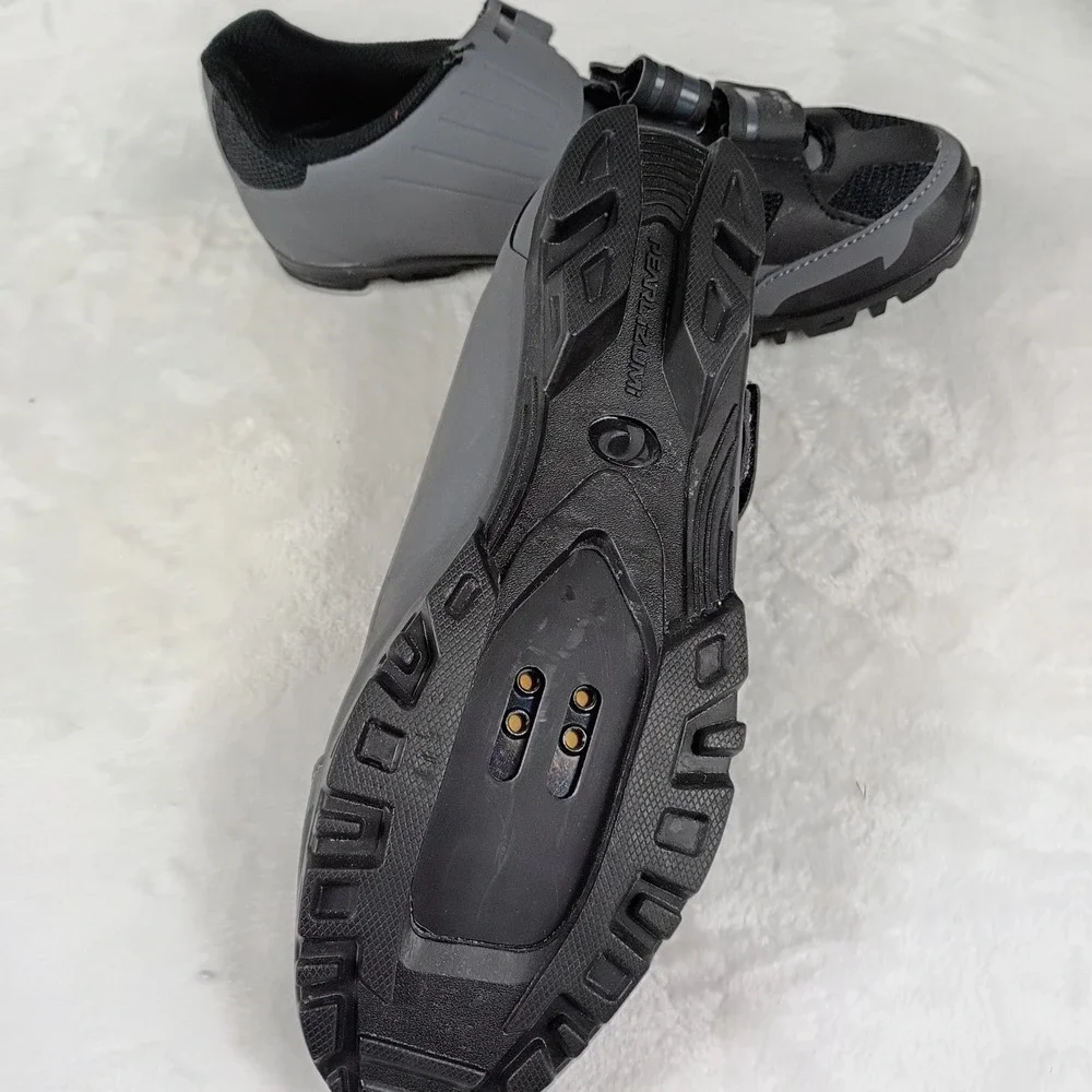Pearl Izumi Cycling Shoes Women 41 Black Grey All-Road v4 Mountain Bike SPD Gear